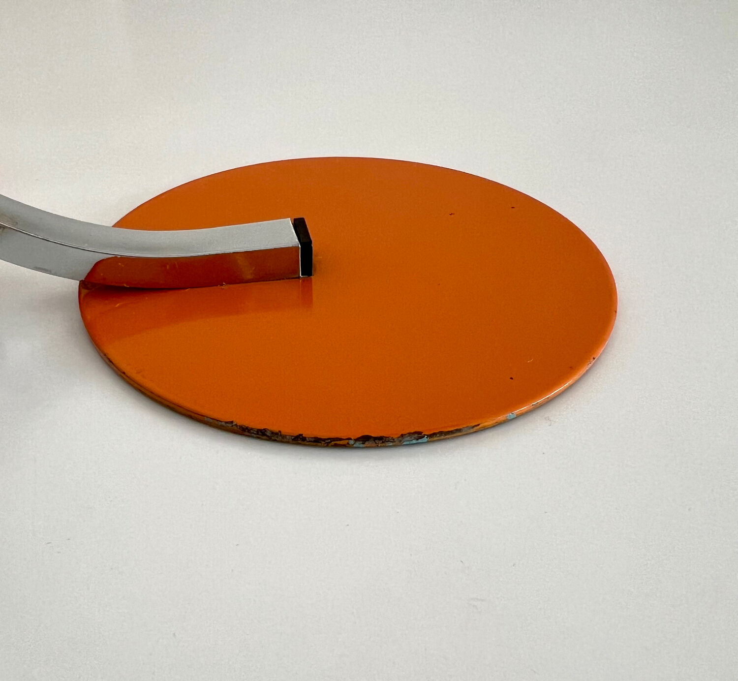 Targetti lamp vintage 1960s space age orange chrome