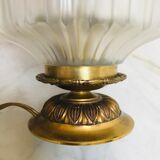 Table lamp- globe Art Deco skyscraper