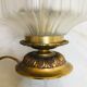 Table lamp- globe Art Deco skyscraper