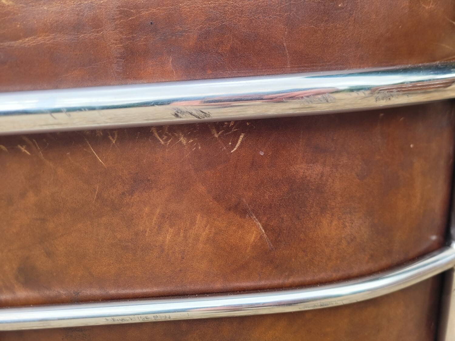 Vintage leather armchairs