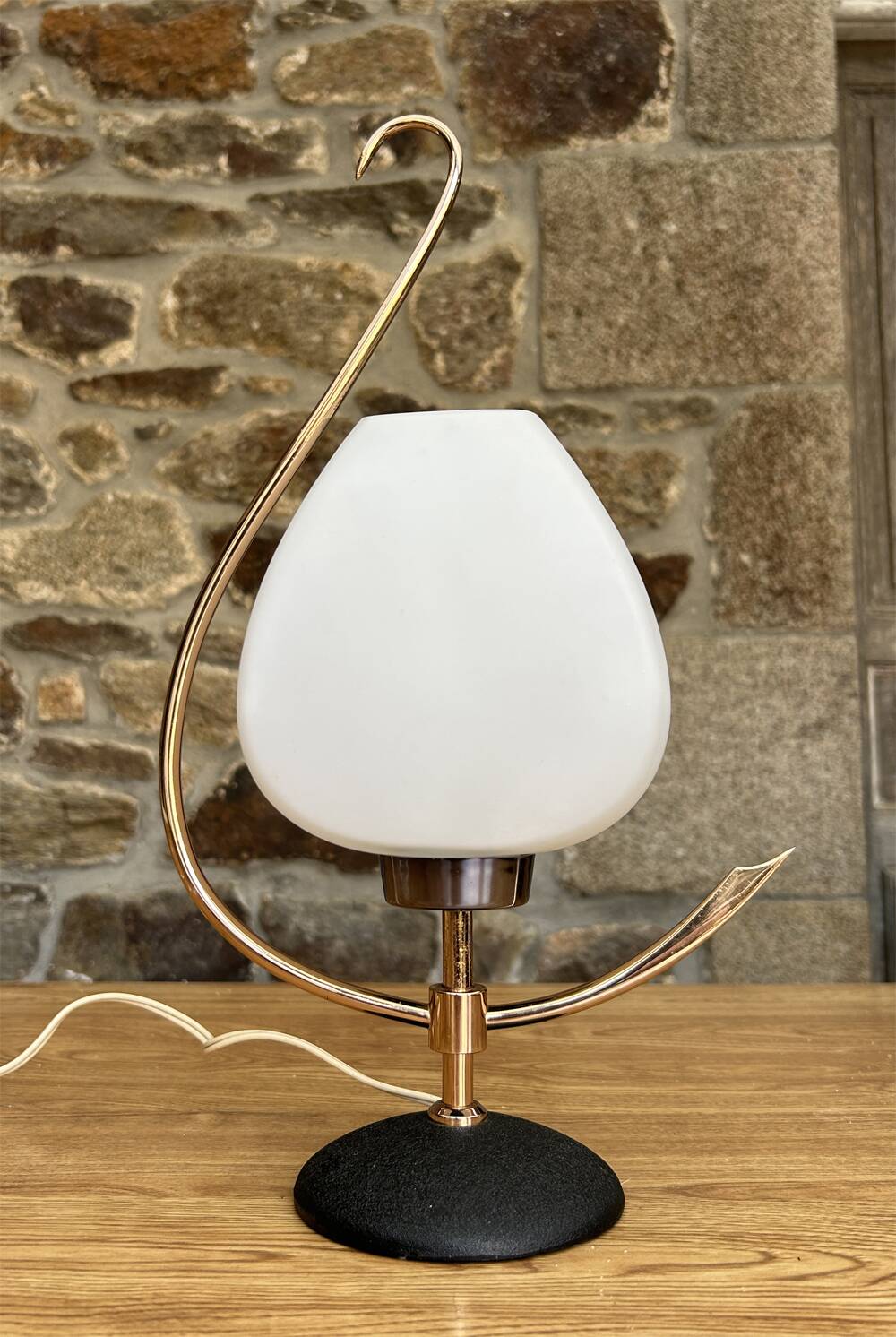 Table lamp maison arlus, paris, vintage, 50s