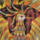 Bird tapestry by A. Cornic 20th century