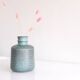 Mid-century Scandinavian modern art design pottery vase by Mari Simmulson for Upsala Ekeby, Sweden, 1970s