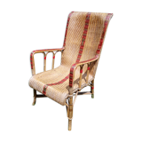 Wicker armchair from the 50s