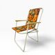 Vintage orange folding beach/camping chair