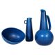 Mid-century modern set of 3 vases and bowl Rörstrand Ritzi Gunnar Nylund