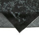 Handmade distressed oriental 1980s 158 cm x 250 cm black rug