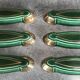 Set of 6 Poët-Laval Art Deco Enameled Ceramic Knife Holders