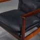 Danish Model 431 armchairs in leather by Arne Vodder for Sibast Møbler, 1960s, set of 4