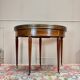 Louis XVI Style Mahogany Half Moon Table, 19th Century