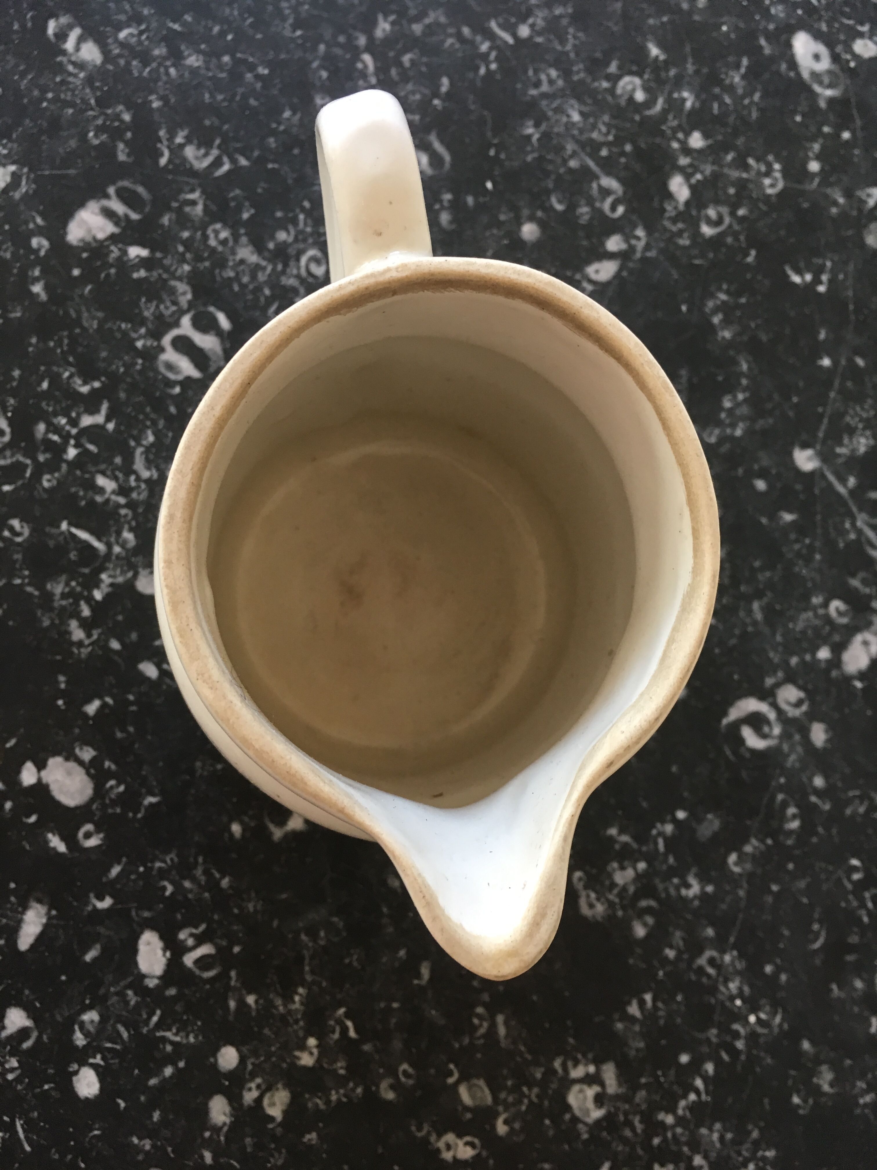 Pitcher in white fire porcelain by P. Precieux