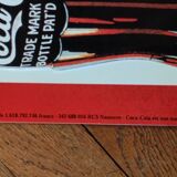 Vintage Coca Cola advertising plaque