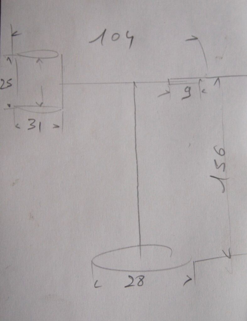 Floor lamp T643 maison lunel france