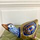 Brass duck and ceramic