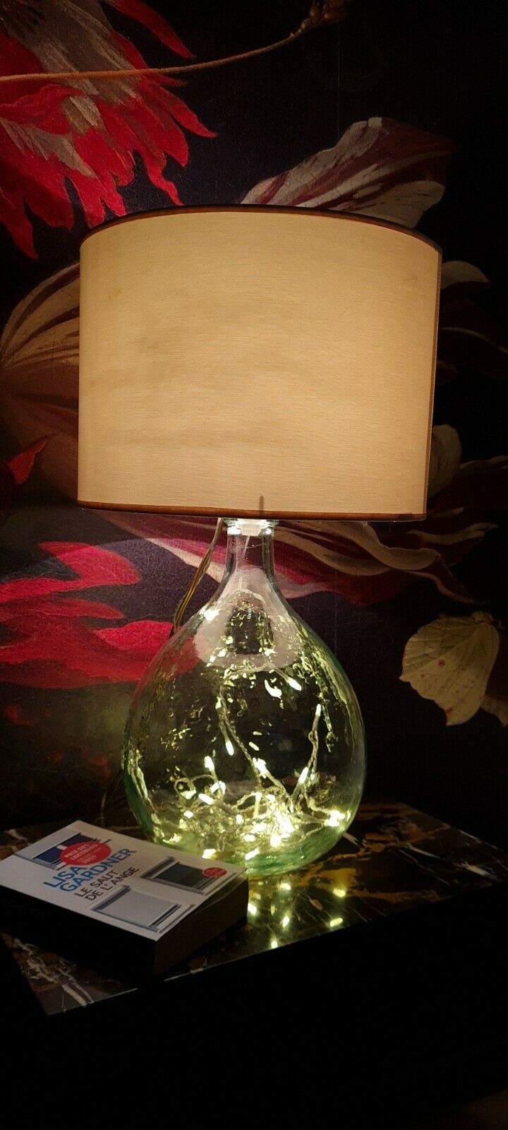 Dame-Jeanne de 5 litres transformée en lampe