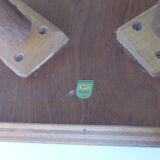 Coffee table with compass legs