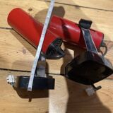Pair of vintage Targetti red spotlights 1970