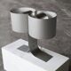 Aluminium Table Lamp by Giuliano Cesari for New Lamp, Italy, 1970s
