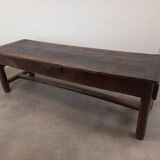 18th century solid oak farm table