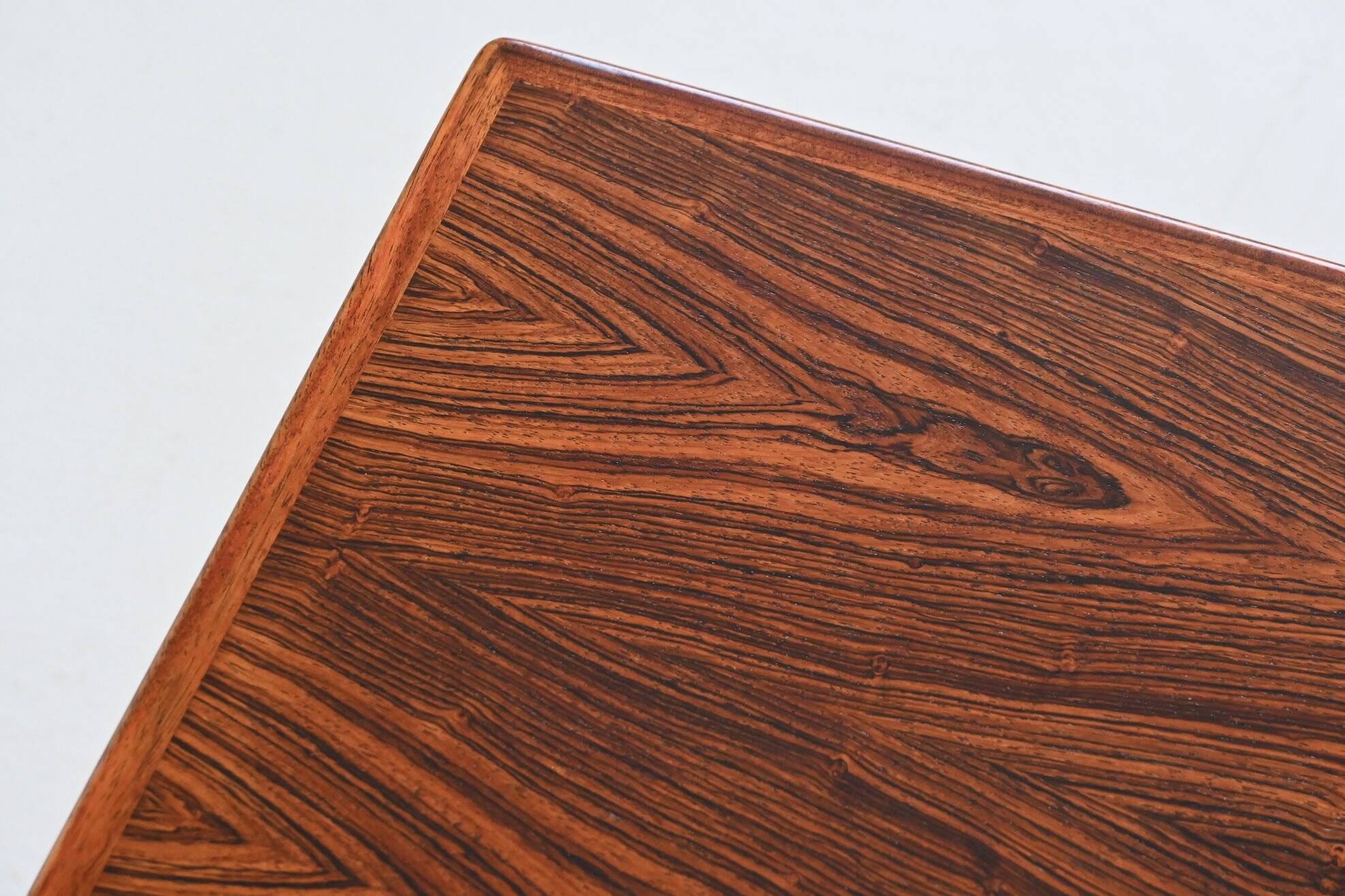 Gunni Omann sculptural coffee table rosewood Omann Jun Denmark 1958