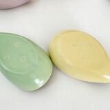 Suite of 5 vintage pocket trays 1950