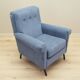Blue armchair, Italian design, 1970s, production: Italy