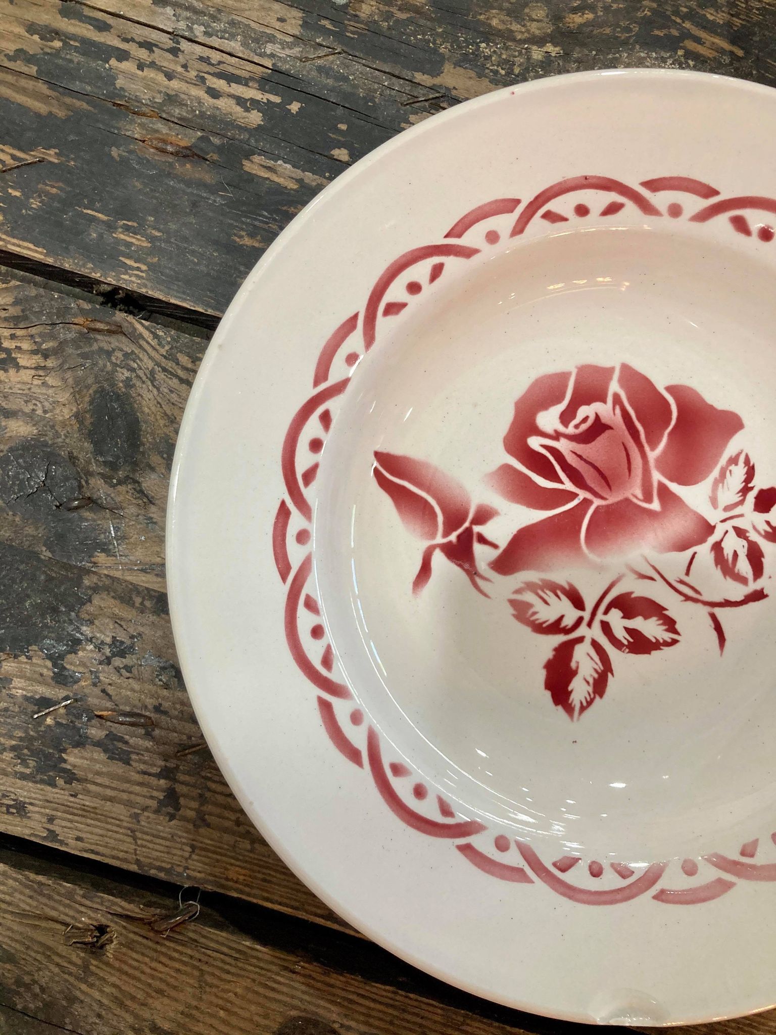 Set of 3 plates Digoin Sarreguemines