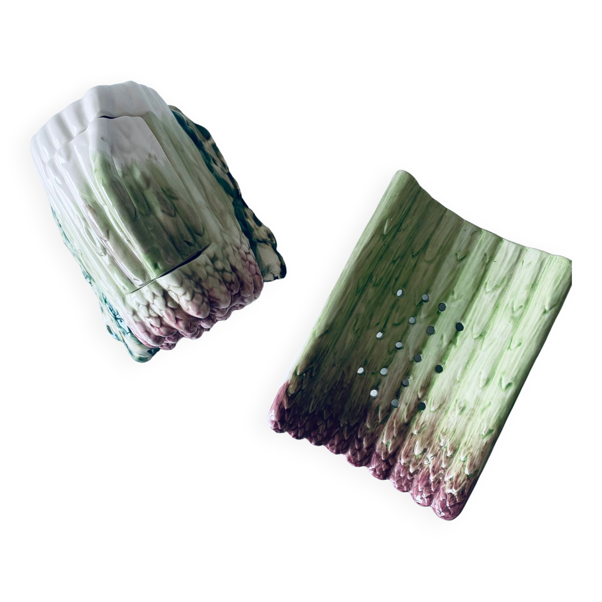 Service à asperges barbotine