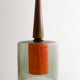 Suspension scandinave en verre et teck, années 1960