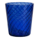 Handmade blue swirled glass tumbler