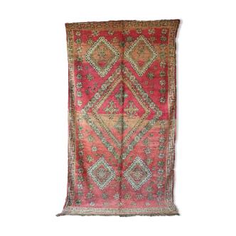 Tapis rose marocain - 200 x 370 cm