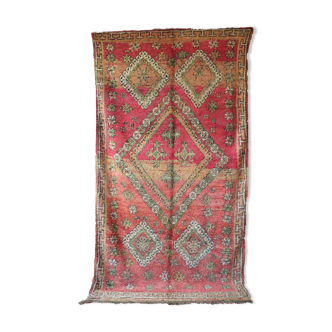 Moroccan pink carpet - 200 x 370 cm