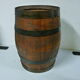 Ancien tonneau en bois et fer vin
