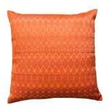 Orange Kachin cushion