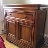 Solid cherry TV stand made in France