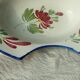 Plat a barbe barbier en faience de st clement fin 19 eme