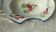 Plat a barbe barbier en faience de st clement fin 19 eme