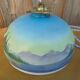Antique decorated opaline suspension