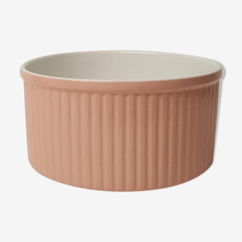 Pink ceramic salad
