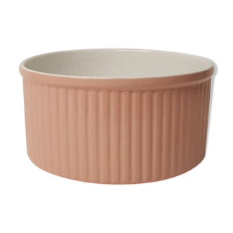 Pink ceramic salad