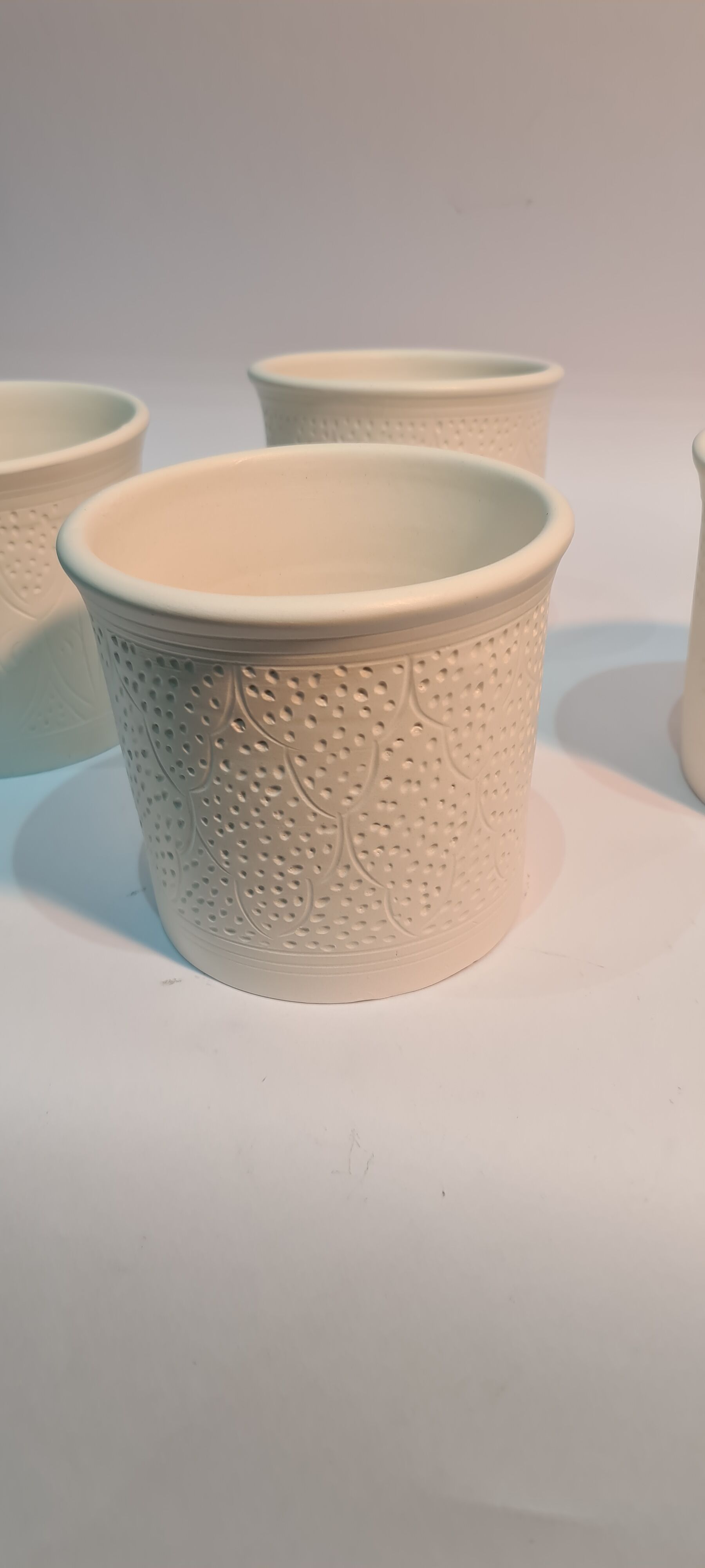 Matte white vase