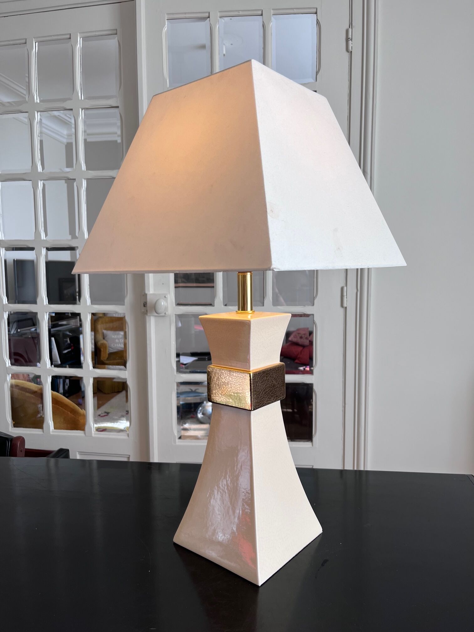 Lampe en céramique le dauphin