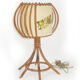 Lampe de table en rotin