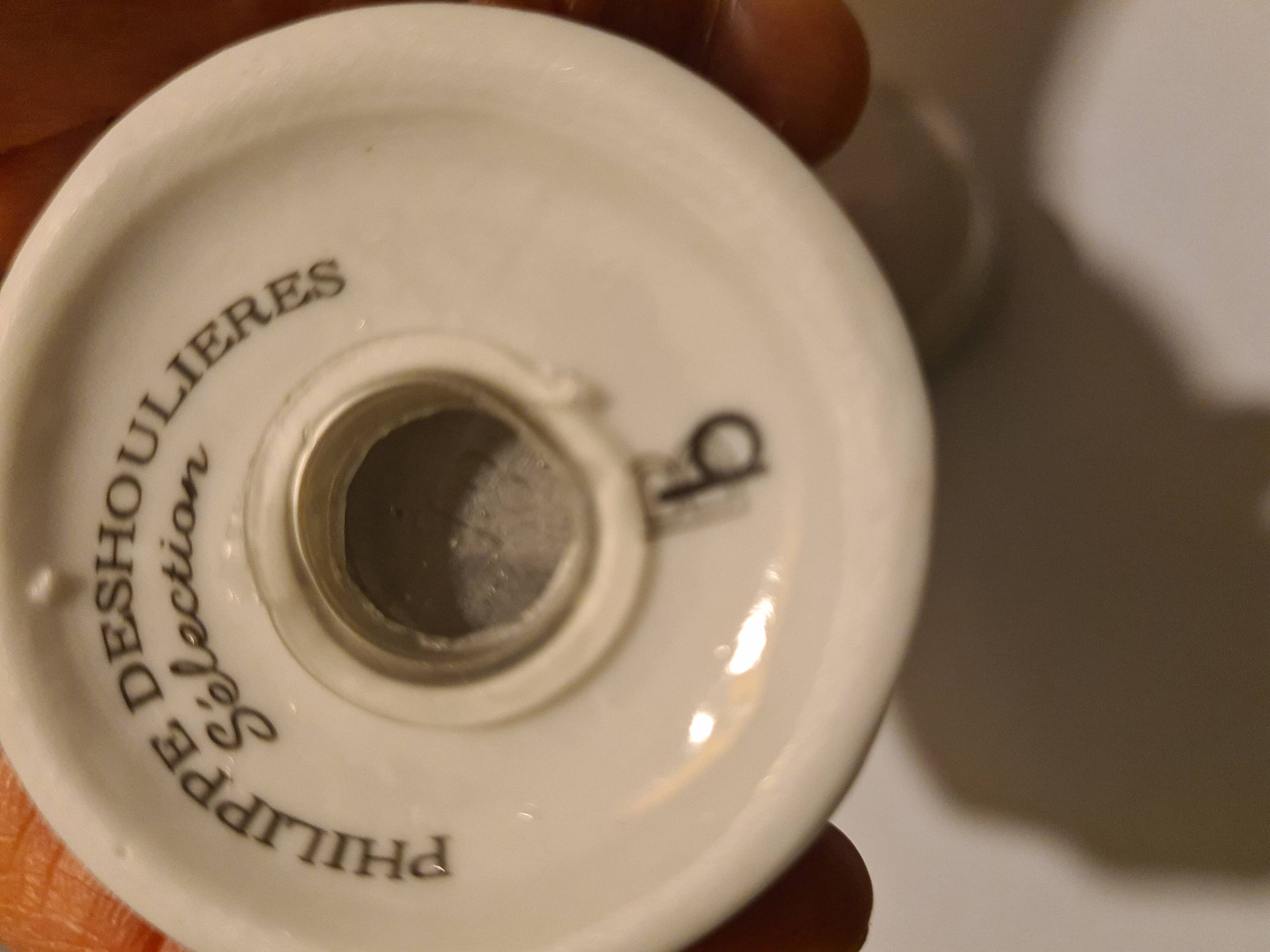 Porcelain salt and pepper shaker Philippe Deshoulières Selection