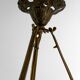 Suspension en bronze et verre à décor de Papillons, Degué, France,1930