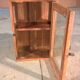 Teak wall case