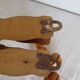Wooden wall coat rack