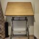 Vintage industrial drawing table UNIC – L. Sautereau – adjustable mechanism