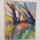 Swedish Oil on Canvas – “komposition” by Peter Trosell – 2006