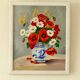 Nature morte aux coquelicots par B. Peters